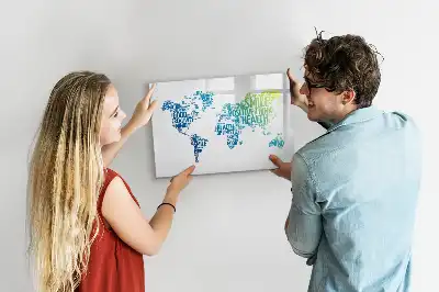 Tableau magnétique à dessiner carte de mots doux