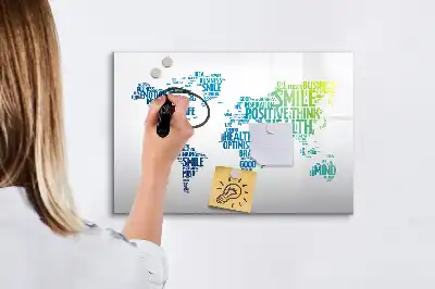 Tableau magnétique à dessiner carte de mots doux