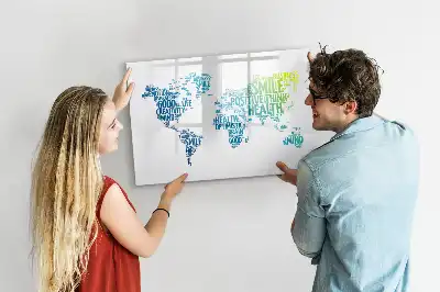 Tableau magnétique à dessiner carte de mots doux