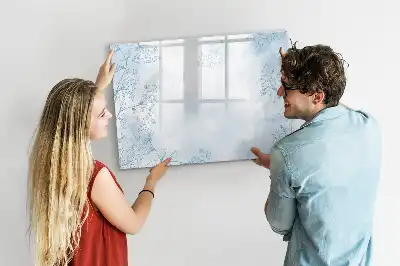 Tableau magnétique de dessin modèle esquisse de plantes