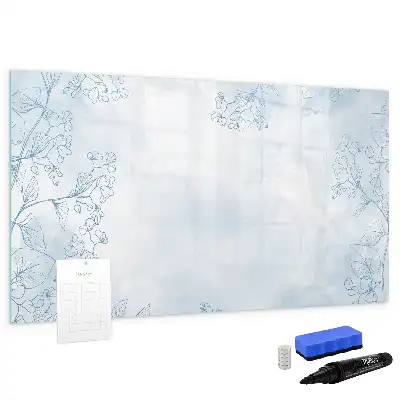 Tableau magnétique de dessin modèle esquisse de plantes