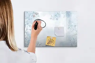 Tableau magnétique de dessin modèle esquisse de plantes