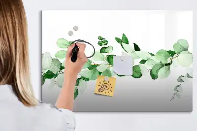 Tableau magnétique pour dessin modèle rameaux de plantes