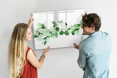 Tableau magnétique pour dessin modèle rameaux de plantes