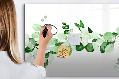 Tableau magnétique pour dessin modèle rameaux de plantes