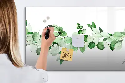 Tableau magnétique pour dessin modèle rameaux de plantes