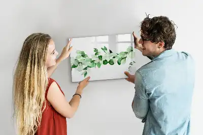Tableau magnétique pour dessin modèle rameaux de plantes
