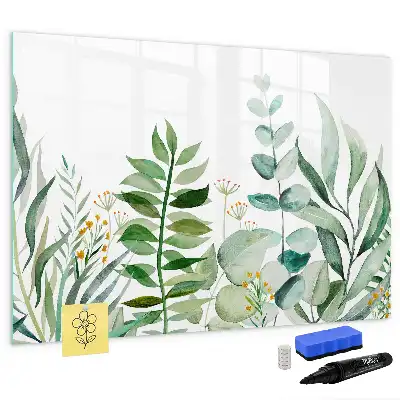 Tableau magnétique pour dessiner feuilles de papier aquarelle