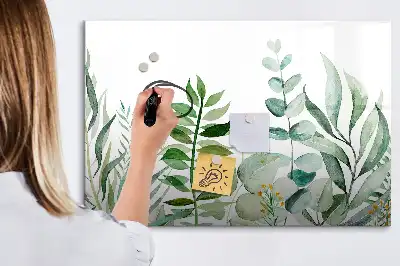Tableau magnétique pour dessiner feuilles de papier aquarelle