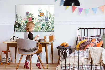 Tableau magnétique pour dessiner feuilles de papier aquarelle