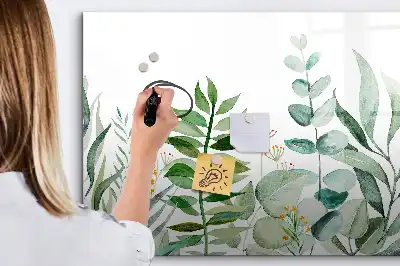 Tableau magnétique pour dessiner feuilles de papier aquarelle