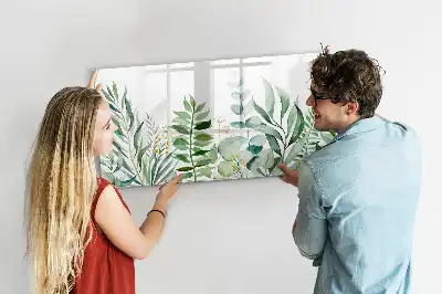 Tableau magnétique pour dessiner feuilles de papier aquarelle