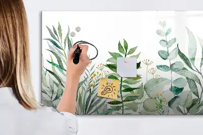 Tableau magnétique pour dessiner feuilles de papier aquarelle