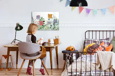 Tableau magnétique pour dessiner feuilles de papier aquarelle