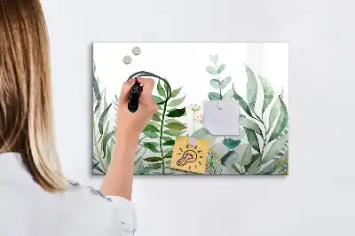 Tableau magnétique pour dessiner feuilles de papier aquarelle