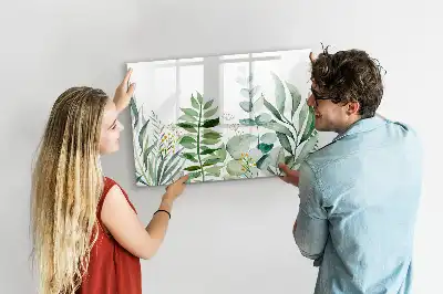 Tableau magnétique pour dessiner feuilles de papier aquarelle