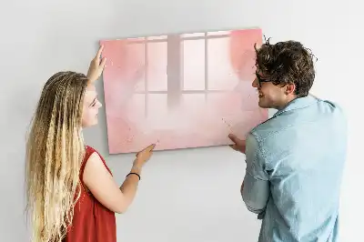 Tableau magnétique à dessiner marbre rose