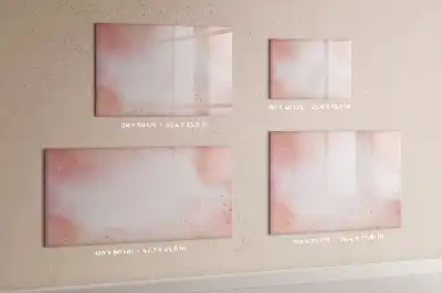 Tableau magnétique à dessiner marbre rose