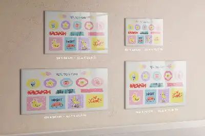 Tableau magnétique à dessiner planificateur scolaire
