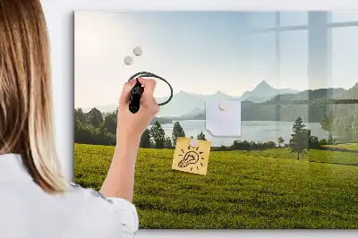 Tableau magnétique à dessiner modèle montagnes et plaine