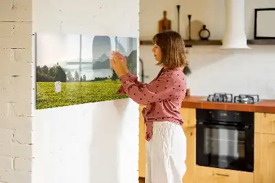 Tableau magnétique à dessiner modèle montagnes et plaine