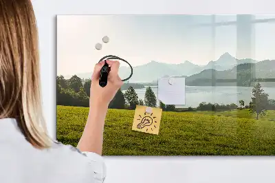 Tableau magnétique à dessiner modèle montagnes et plaine