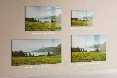 Tableau magnétique à dessiner modèle montagnes et plaine