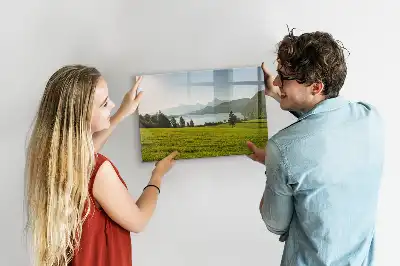 Tableau magnétique à dessiner modèle montagnes et plaine