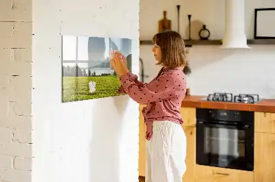 Tableau magnétique à dessiner modèle montagnes et plaine