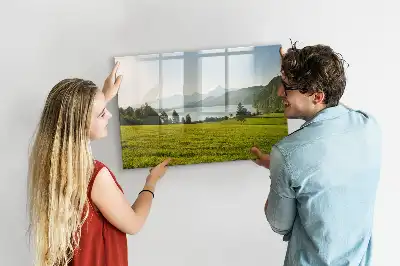 Tableau magnétique à dessiner modèle montagnes et plaine