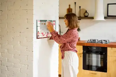 Tableau magnétique pour dessiner planificateur hebdomadaire pour enfants