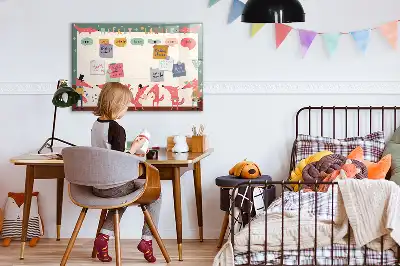 Tableau magnétique pour dessiner planificateur hebdomadaire pour enfants