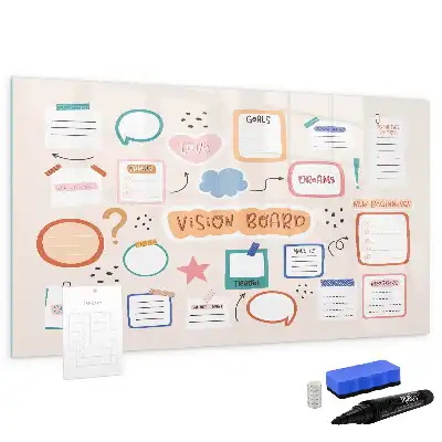 Tableau magnétique à dessiner version colorée