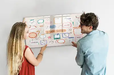 Tableau magnétique à dessiner version colorée