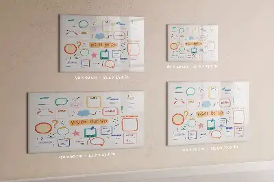 Tableau magnétique à dessiner version colorée