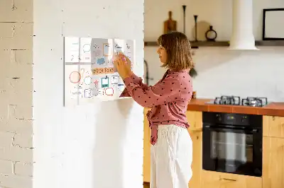 Tableau magnétique à dessiner version colorée