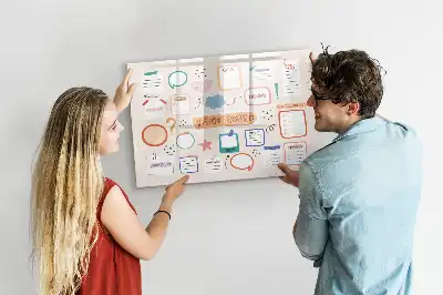 Tableau magnétique à dessiner version colorée