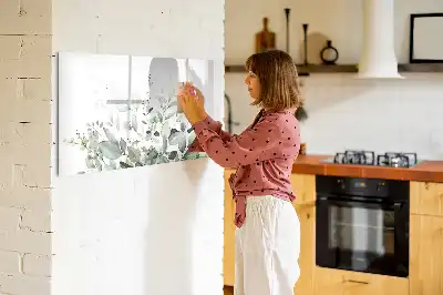 Tableau magnétique pour dessiner motif feuilles de plantes