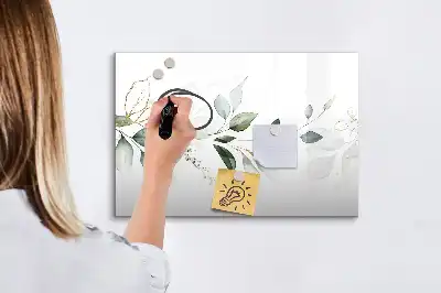 Tableau magnétique de dessin modèle liste abstraite