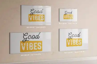Tableau magnétique à dessiner motif phrase inspirante