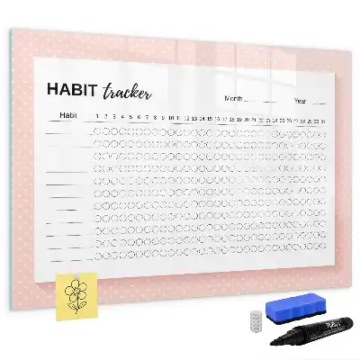Tableau magnétique pour dessiner suivi des habitudes