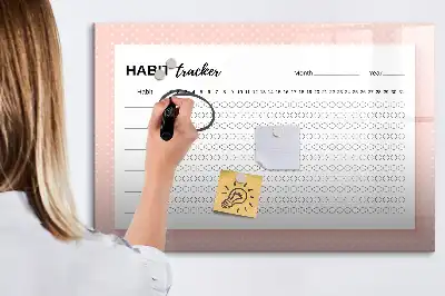 Tableau magnétique pour dessiner suivi des habitudes