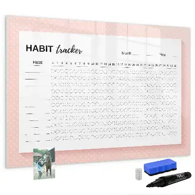 Tableau magnétique pour dessiner suivi des habitudes