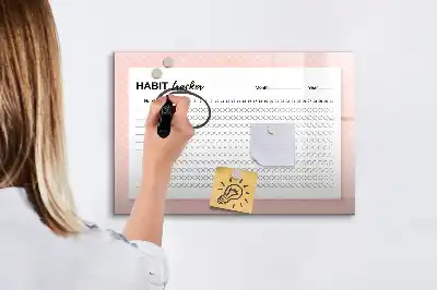 Tableau magnétique pour dessiner suivi des habitudes