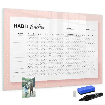 Tableau magnétique pour dessiner suivi des habitudes