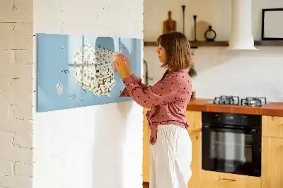 Tableau magnétique pour dessiner carte des animaux de Pologne