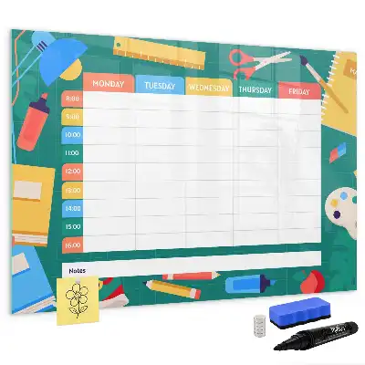 Tableau magnétique pour dessiner modèle plan de cours