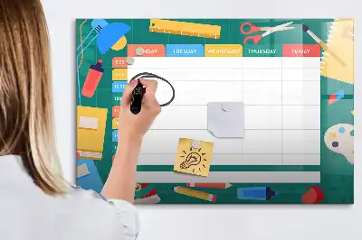 Tableau magnétique pour dessiner modèle plan de cours