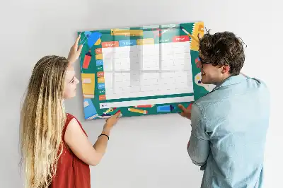 Tableau magnétique pour dessiner modèle plan de cours