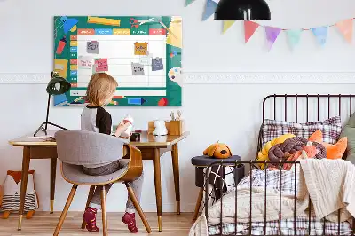 Tableau magnétique pour dessiner modèle plan de cours